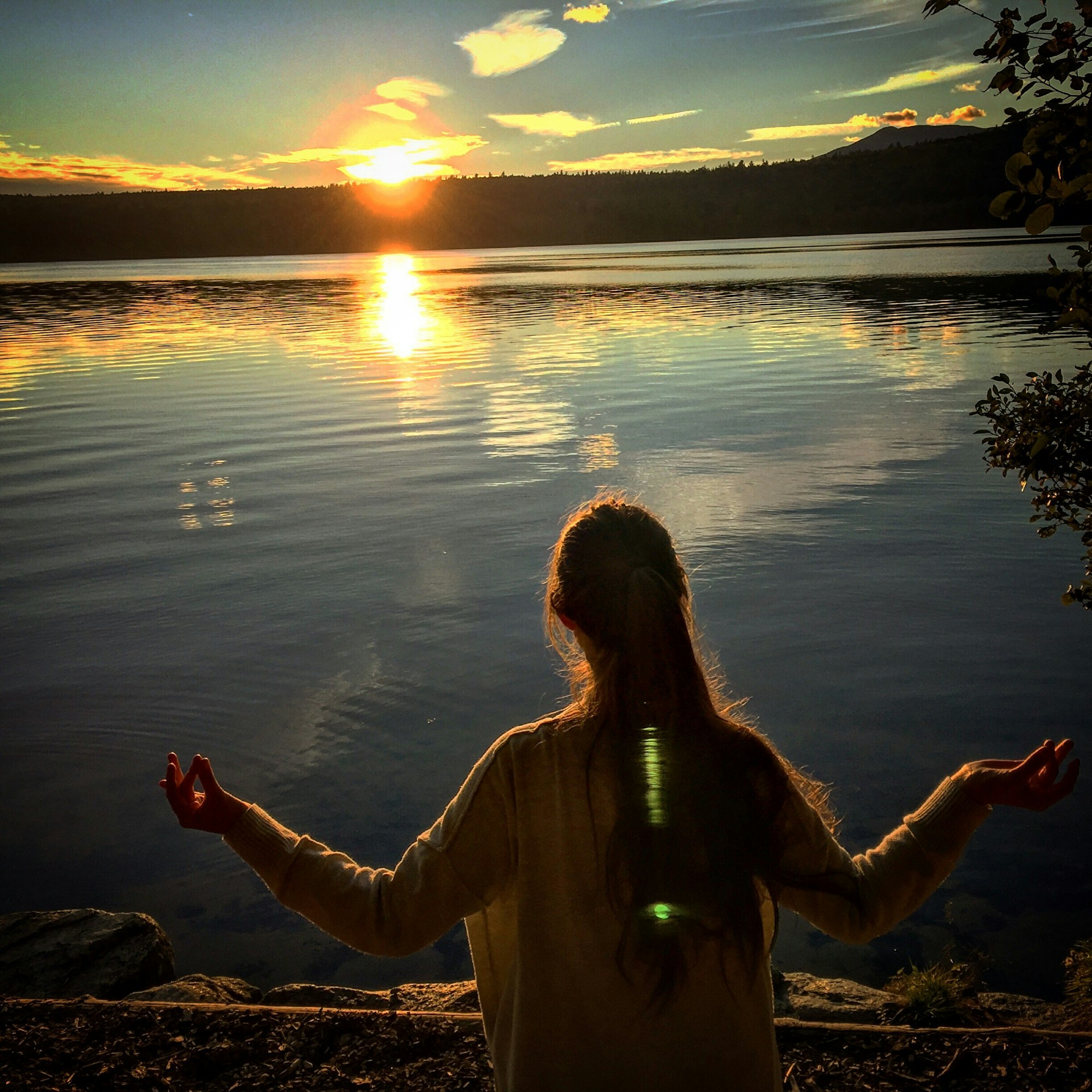 About me 5 Yoga at sunset