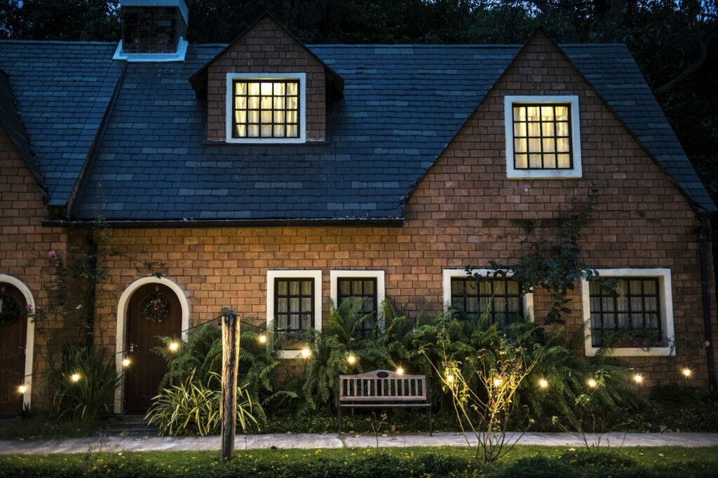 Bedroom Feng Shui Better Sleep Through Energy Alignment 9 Beautiful red brick house with decorative lights